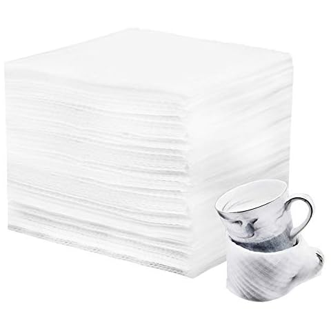 110 Count - 12 x 12 In Cushion Foam Wrap Sheets Moving Supplies Packing Foam Packing Material for Dishes, Plates, Glasses, Cups, Furniture Legs, for all Purpose Protection, Storage（2/5" Thickness) Cover
