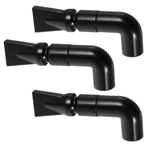 VANZACK 3Pcs Aquarium Outlet Nozzle Flat Duckbill Fish Tank Pipe Fitting for Efficient Water Flow Control Easy Installation Compatible with Various Pumps