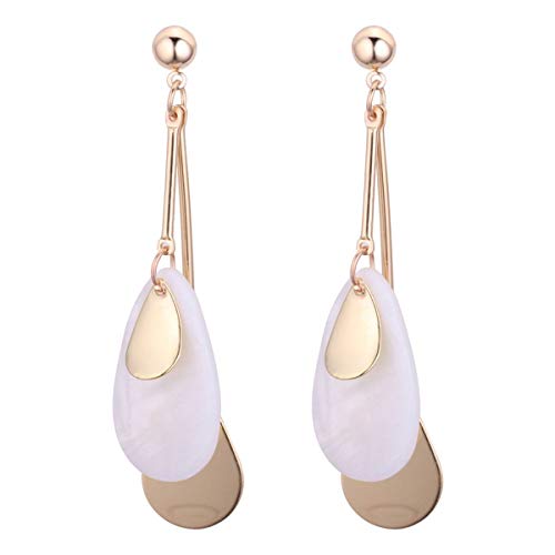 Preisvergleich Produktbild Stilvolle Temperament Long Drop Metallkugelohrringe Damenmode Edler Schmuck für den täglichen Gebrauch Exquisite Verarbeitung Gugutogo