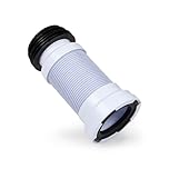 LavaTap Flexible Toilet Pan Connector 270mm to 560mm WC Waste Pipe Connector 100mm to 110mm Flexi Slinky Pan Connector for Minor Alignment