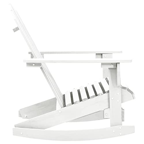 Chaise à bascule de jardin confortable avec dossier ergonomique - 4