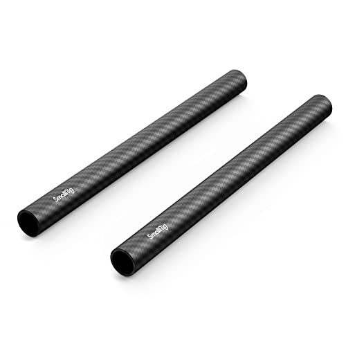 Image of SMALLRIG 15mm Carbon Fiber Rod for Camera Shoulder Rig, 20cm 8 inch, Pack of 2-870