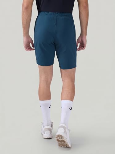 Image of TECHNOSPORT Men's Active Out Shorts ELASTOPLUS Stretch Quick Dry Sports Shorts for Gym Running Training Slim Fit Pocket UPF50+ Anti Odour