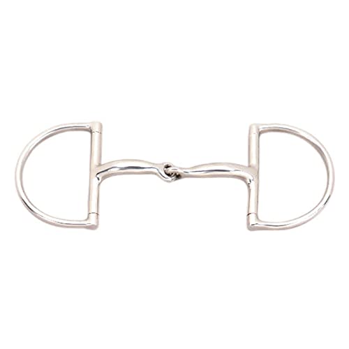 JP Korsteel Stainless Steel Hunter Dee Ring Snaffle Bit, 5