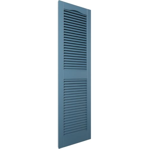 image for Ekena Millwork Lifetime Vinyl LL1S12X03100CB Standard Cathedral Top Ce