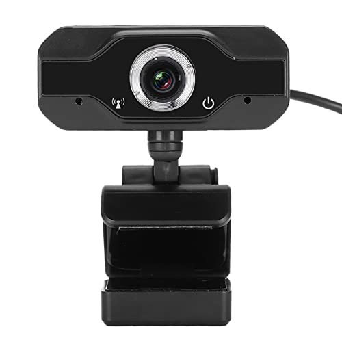 Elprico 1080P Full HD-Webcam, USB-Webkamera-Webcam mit Mikrofon für Desktop-Computer für Live-Übertragung/Online-Unterricht/Videokonferenz Plug & Play