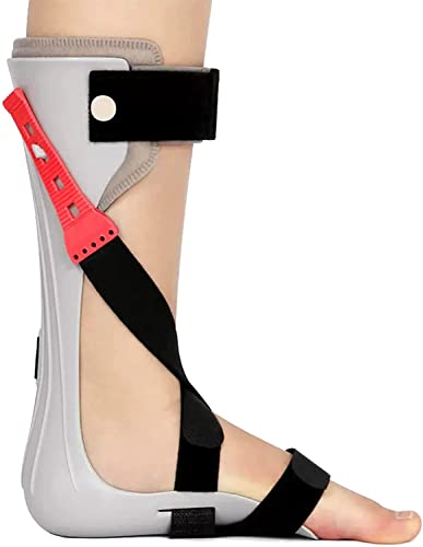 MYDLO Orthèse De Pied Tombant avec Attelle AFO, Support De Pied Tombant Médical, Ressort Codivilla pour Pied Valgus, Pied Bot, Pied Pendant