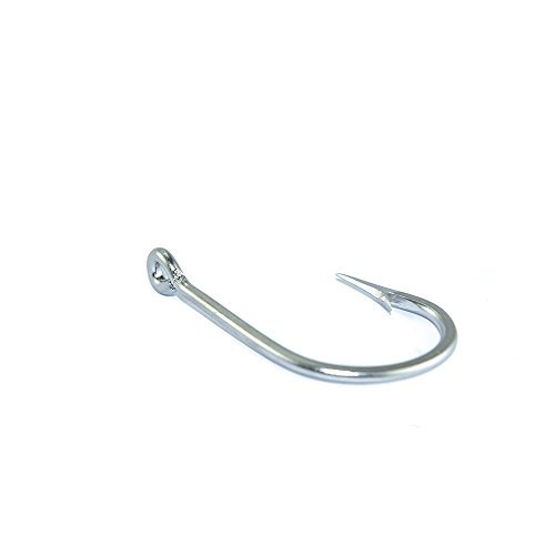 TOPIND Angelhaken 7731 aus Edelstahl große Angelhaken zum Meeresfischen, Thunfischhaken, mit Widerhaken, für… – Bild 4