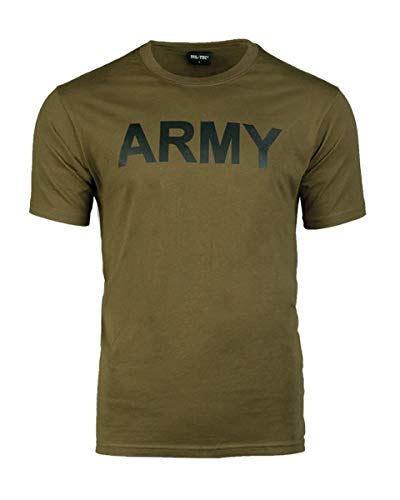 Mil-Tec T-Shirt m.Druck Army Oliv Gr.L