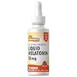 Sundance Melatonin 10mg Liquid | 2 Fluid Ounces | Berry Flavor | Fast Acting Sublingual Formula | Vegetarian, Non-GMO, and Gluten Free Supplement