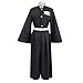 Okazaki Tokitou Muichirou Cosplay Costume Uniform Kimono Suit Full Set Halloween Outfit with Wig (S, Muichirou(wig))