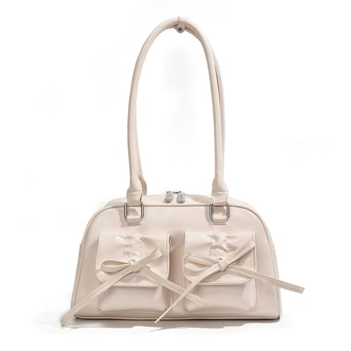 Bolso tote coquette con moño, estilo kawaii y estética cute, de cuero sintético, para mujer miniatura 1