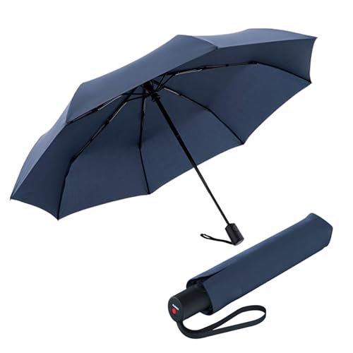 Knirps Taschenschirm A.200 Medium Duomatic – Kompakt und sturmfest – Windkanal getestet – Navy