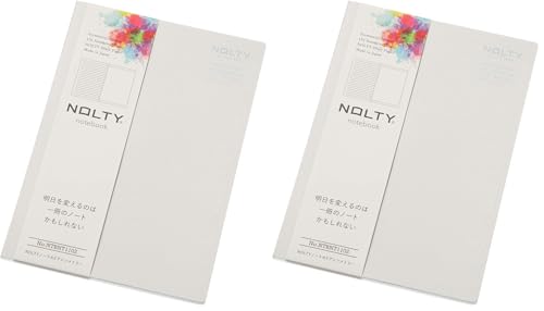 �\�� NOLTY �m���e�B �m�[�g A5 �A�V�����g���[ 6.0mm�r �h�b�g���� �O���[ NTBNT1102 (× 2)