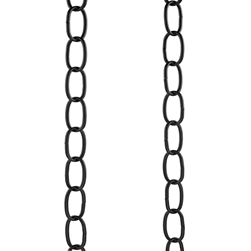 Image of Aspen Creative 21118-82,Steel 3 Feet Heavy Duty Chain for Hanging Up Maximum Weight 40 Pounds-Lighting Fixture /Swag Light /Plant in Oil Rubbed Bronze.11 Gauge.
