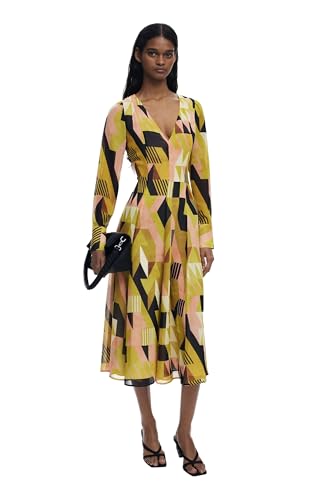 Desigual Vest_GEOMETRIA_L, 4010 Verde ACEITUNA, L