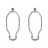 I Like That Lamp Complete Lamp Harp Set (2 Pack) - Silver 9" Harp (Suitable for 10" to 11" Lampshade