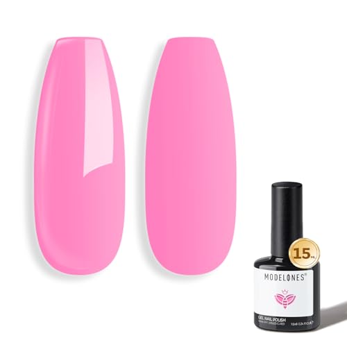 modelones Pink Gel Nail Polish Hot Pink Nail Polish