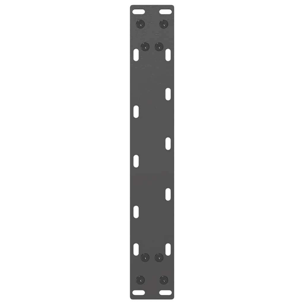Nogi do stolika kawowego w kształcie litery U, 2 szt., kolor antracytowy, stal malowana proszkowo, 30 x (30-31) cm, z regulowanymi nóżkami, stabilna noga meblowa do stolika kawowego, salonu
