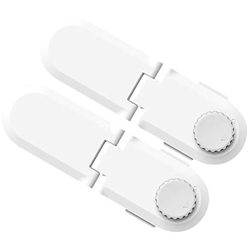 2 Stück Kindersicherung Kühlschrank Schloss Gefrierschrank Türschloss Kühlschrank Türverriegelung Baby Proofing Schrank Schubladen