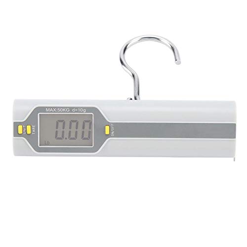 Pasamer Báscula de Equipaje Colgante portátil Báscula de Maleta electrónica Digital de 110 LB 50 kg