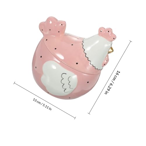 Boîte à bijoux céramique poule : rangez vos bijoux facilement