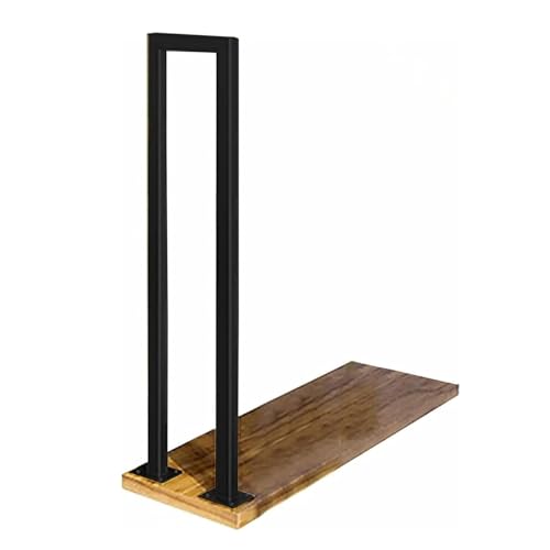 Rampe d'escalier en U en fer forgé mat pour sécurité intérieure