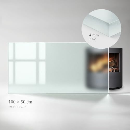 Placa protectora contra chispas de 100x50 cm para evitar quemaduras en suelos de madera 5