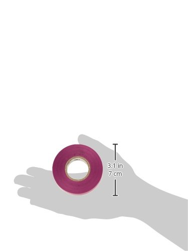 Morris 60090 Purple Vinyl Plastic Electrical Tape, 7 mil, PVC, 66' Length, 3/4" Width, 1-Pack