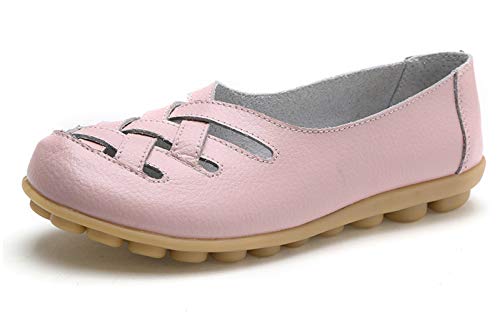 Image of VenusCelia Women's Braided-Nests Walking Flat Loafer