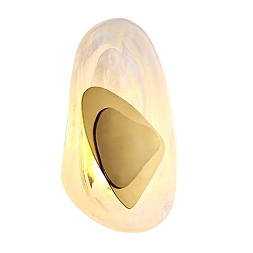 Applique en verre cristal LED dore lampe murale salon couloir