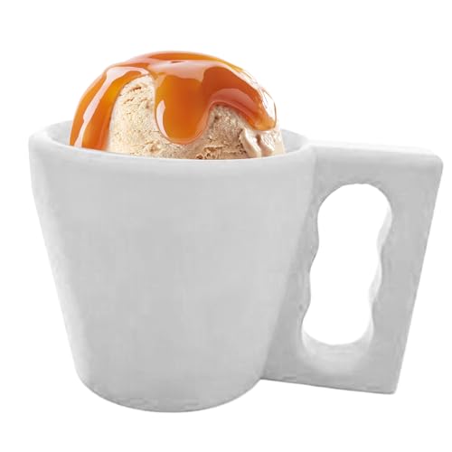 for ice cream pint holder, ice cream holder Containers,Homemade Dessert Cup 3D Printed, Pint Cup with Handle for Home School Gathering Family Picnic
