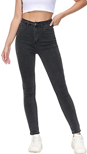 NiceQ Women’s High Waist Jeans Stretch Ripped Skinny Denim Pants