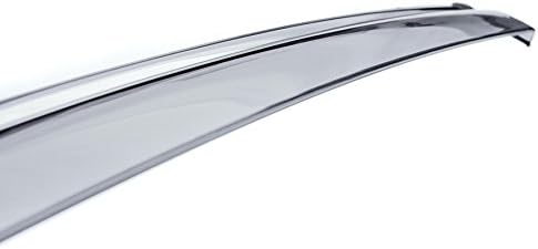 WellVisors Window Visors Wind Deflectors Compatible with Hyundai 2015-2019 Sonata with Chrome Trim Rain Guards 3-847HY009