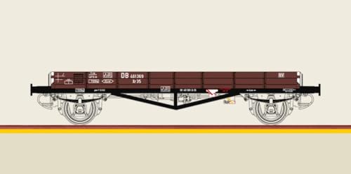 Brawa Chariot de travail Xr pour compléter vos trains de travaux de la DB