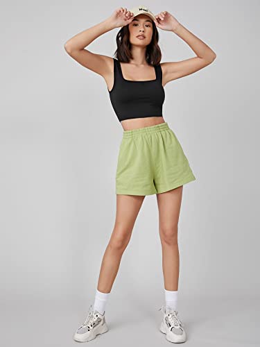 Aahwan Women's & Girls' Solid Ribbed Square Neck Tank Tops - Image 4