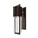 Hinkley Shelter Collection Transitional One Light 14W Integrated LED Small Outdoor Wall Mount, Buckeye Bronze
