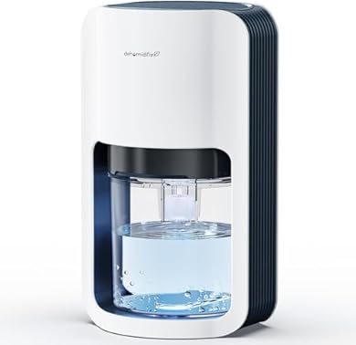 Foto di NAVIROX Deumidificatore 1200ml, Deumidificatore Portatile, Dehumidifier Spegnimento Automatico e Scongelamento, Desumidificatore Elettrico con LED a 7 colori