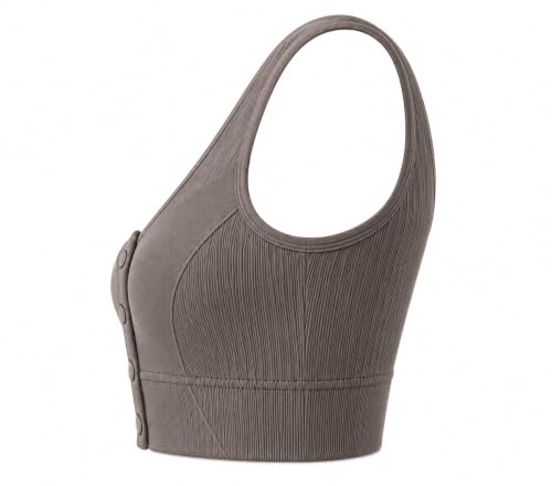 Image of Women's Maternity Nursing Bra, Front Open with Button Closure, Wirefree Padded, Seamless Inner, with Tube Bra,Pack of 1 (Free Size 30,32,34)