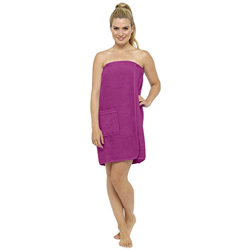 CityComfort Toalla para mujer, 100% algodón, altamente absorbente, toalla de pareo, toalla de ducha, spa, playa, gimnasio, bata de cobertura, vestido