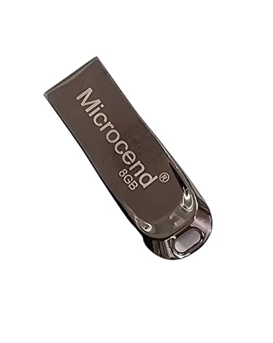 Image of 8gb 3.0 USB Pen Drive /Flash Drive with Metal Body External Storage Device (Color -Black Shine) (M1-01)