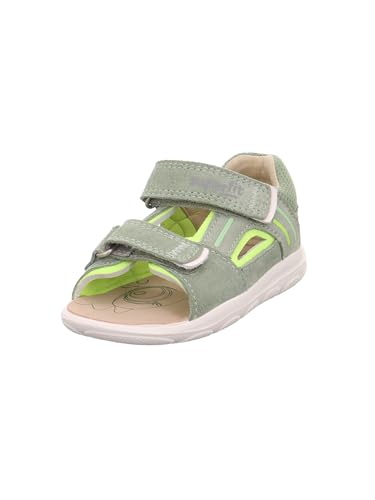 Superfit Nino, Sandalia, Verde Claro Amarillo 7500, 28 EU