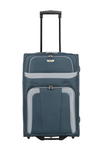 paklite Maleta de Viaje con 2 Ruedas, Maleta con Ruedas de tamaño Mediano, Orlando, Carrito clásico de Carcasa Blanda con diseño Atemporal, 63 cm, 58 litros