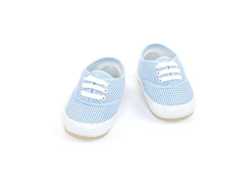 Mud Pie Baby Little Prince Gingham Tennis Shoes