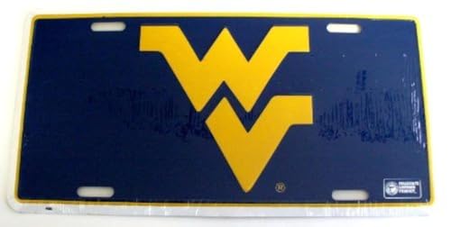 Tromic Gifts West Virginia Blue 6" x 12" Embossed Aluminum License Plate