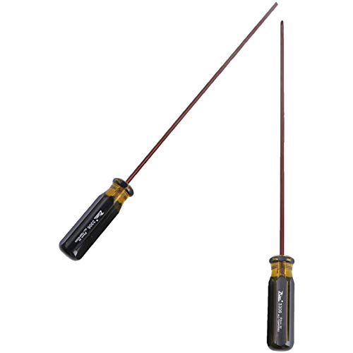 Doitool 2Pcs Phillips Screwdriver And Slotted Screwdriver 15 Inch Long Screwdriver Set Magnetic Tip Cross Head And Flat Head Screwdriver Set #TOP4