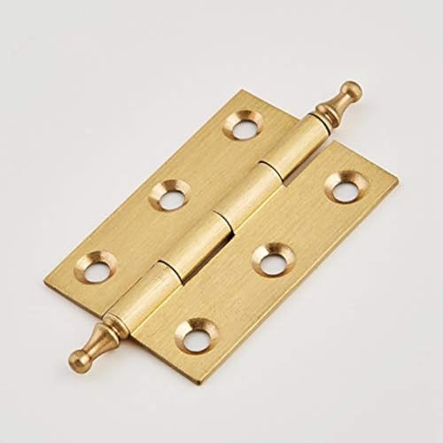 4Pack Decorative Solid Brass Cabinet Cupboard Door Decorative Butt Hinges Furniture Hardware Lot 2.5inch (4,2.5