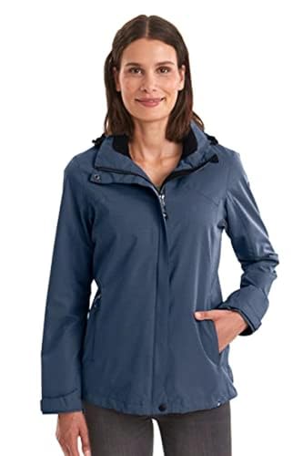 Killtec Inkele Funktionsjacke Mit Abzippbarer Kapuze, Donna, Blu Scuro, S