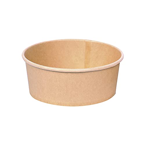 6 x NatureStar Salatschalen Bio Caesar 750ml DM 150mm Kraftpapier/PLA