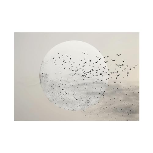 Impression sur toile de paysage abstrait 60x80cm premium